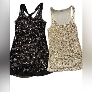 Glam/ Fun Sequin Top Duo